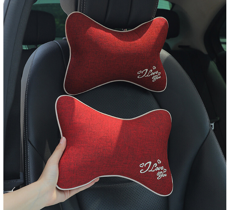 New Car Headrest Seat Neck Support Soft Design Neck Pillow Breathable fabric