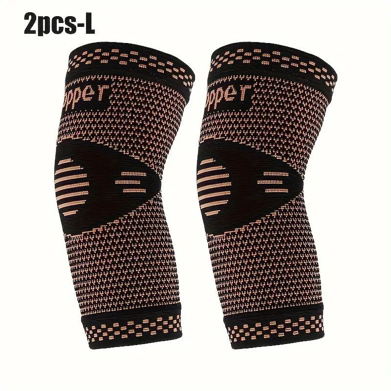 US Copper Elbow Brace Compression Support Sleeve Arthritis Tendonitis Joint Pain
