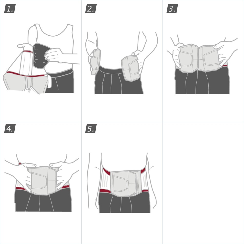 Actimov LumbaMotion Back Support with Pressure Pad