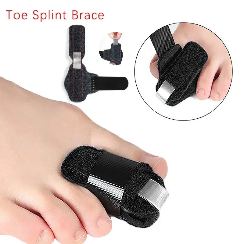 1pc Splint Toe Straightener Hammer Corrector Toe Brace Hammertoe Splint Toe Wrap
