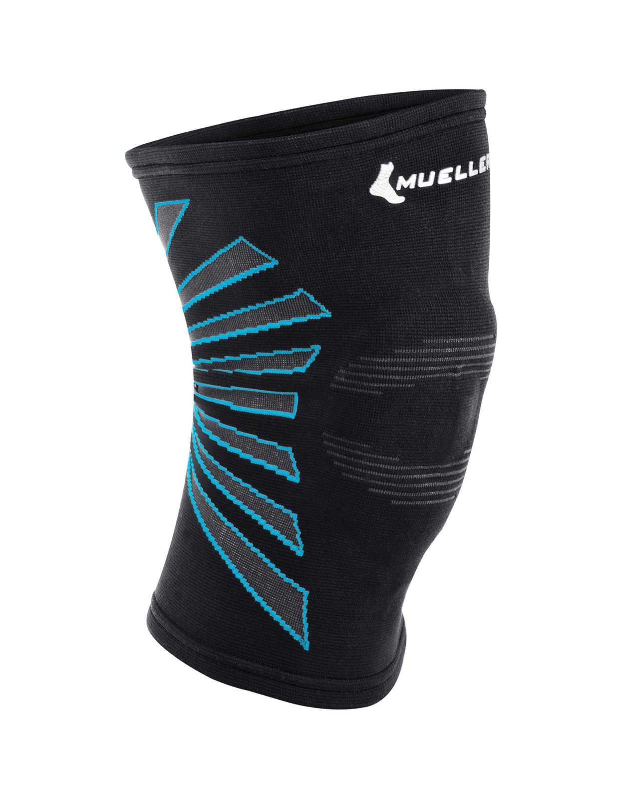 Mueller Omniforce 300 Knee Gel Butress Black/Aqua Extra Large 55354B
