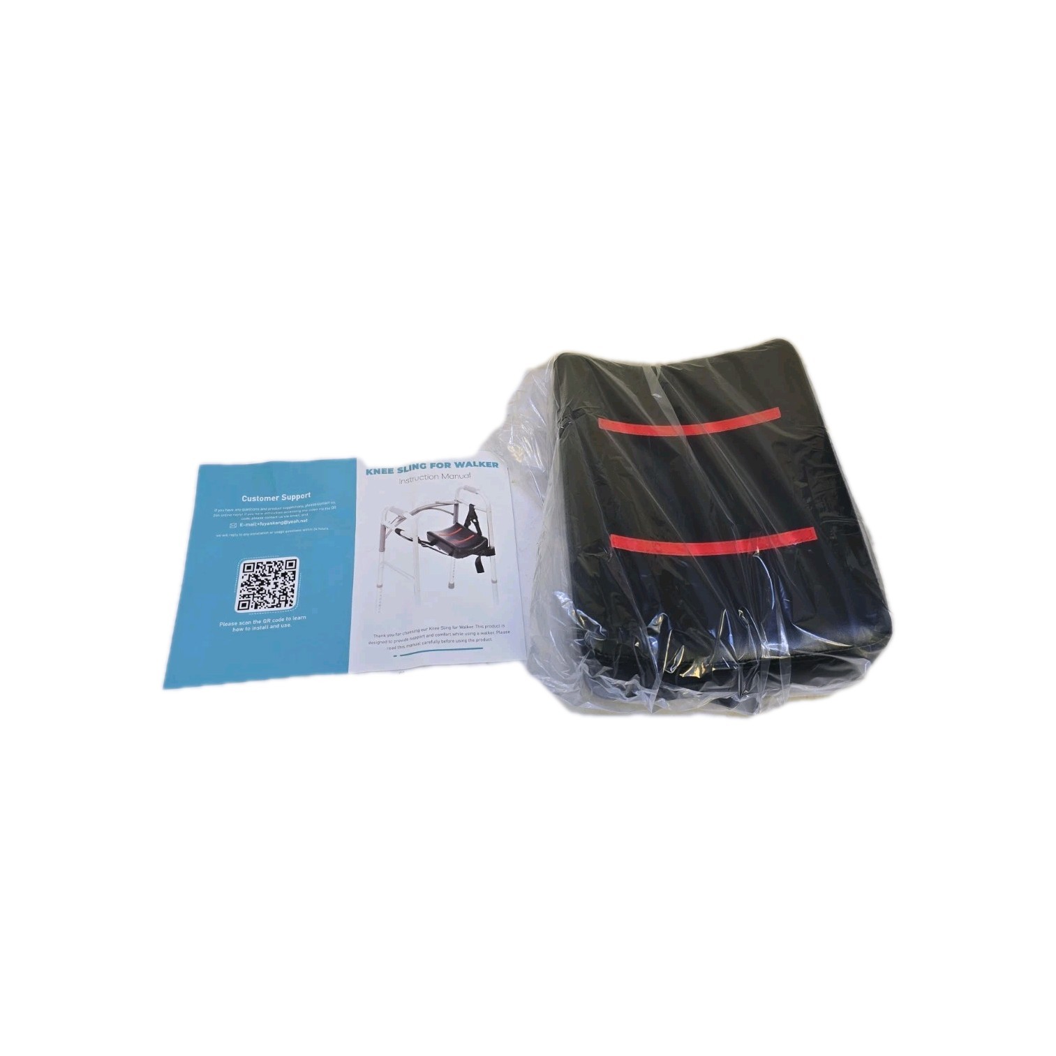 Knee Sling Attachment For Walker Adjustable Safety Leg Comfort 300 LBS