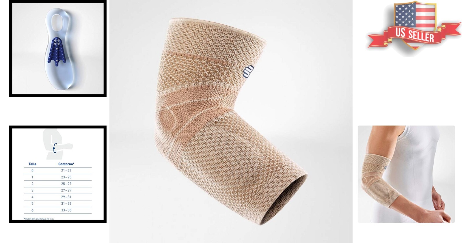 EpiTrain Elbow Support, Nature Color – Effective Relief for Tennis Elbow Pain