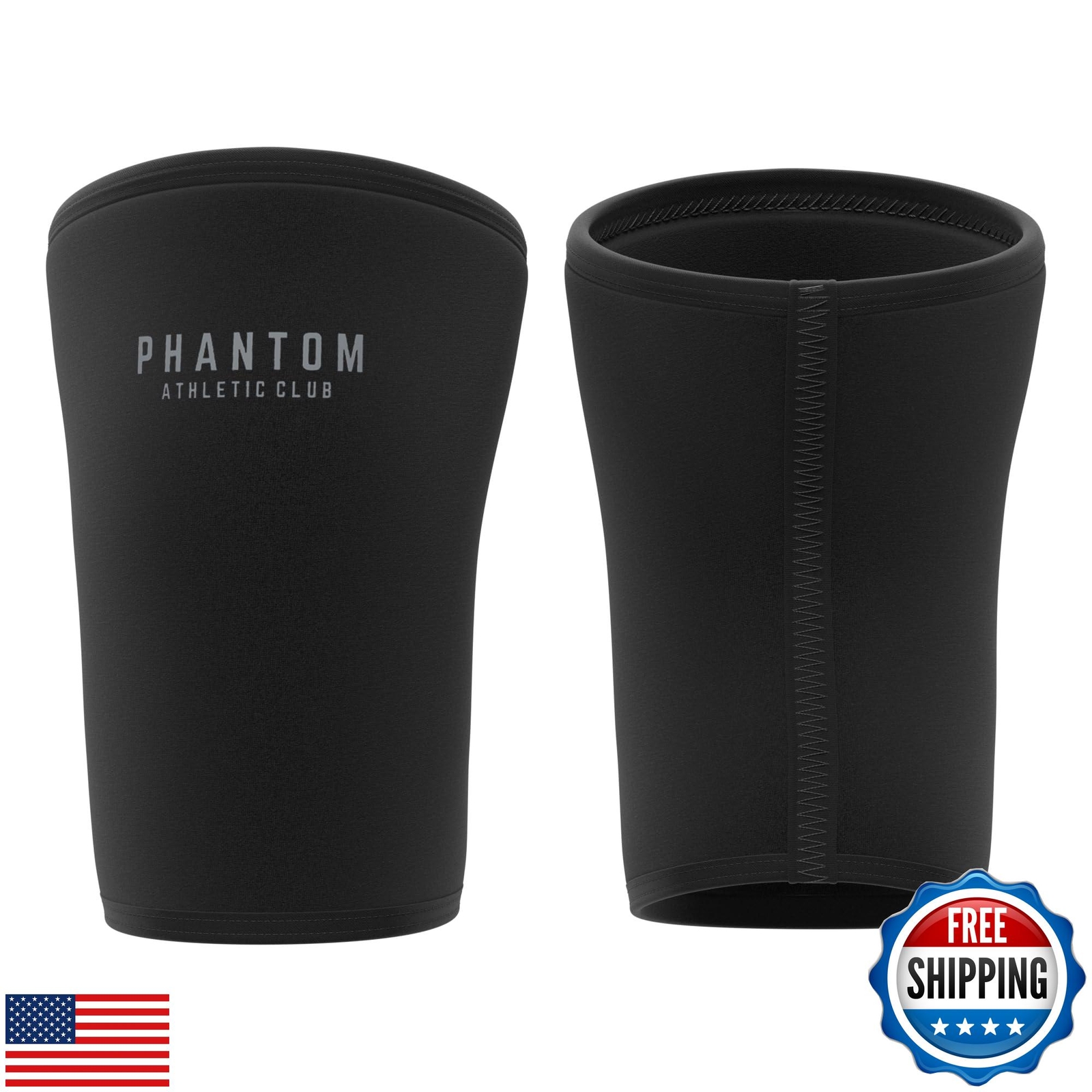 7mm Compression Knee Sleeves for Weightlifting Support, Powerlifting Strength