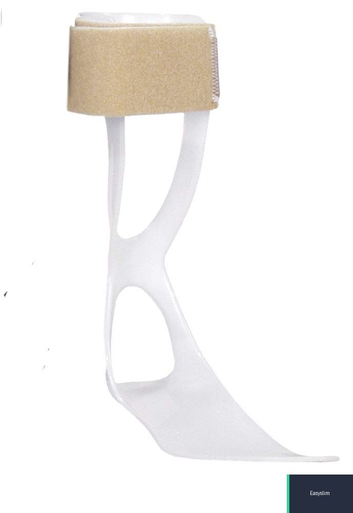 Swedish AFO Ankle-Foot Orthosis Women’s Left White Polyethylene