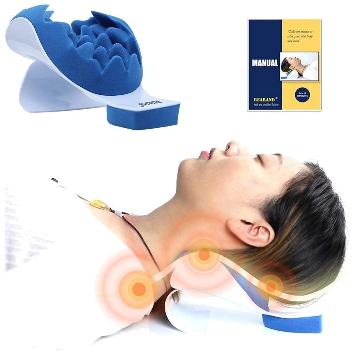 Deep Relaxation Neck Stretcher – Portable Device for Pain, Sleep, and TMJ Relief