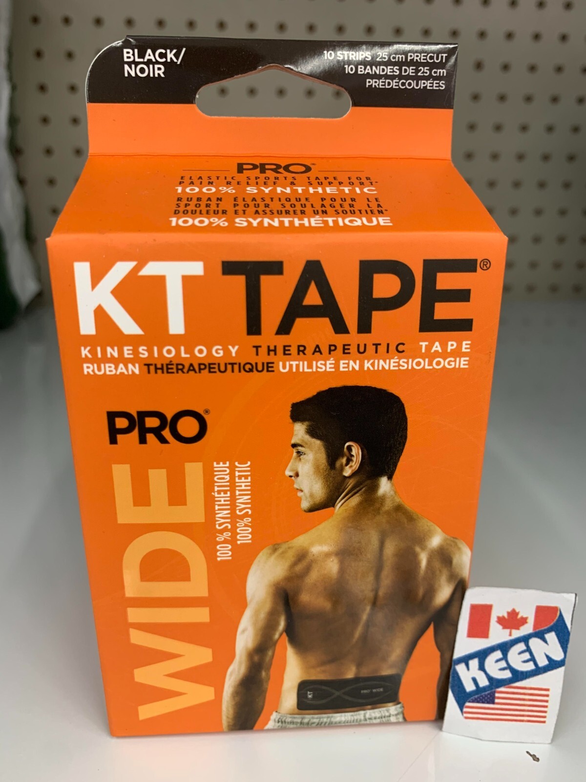AiWaWa CA,Pro Synthetic Kinesiology Therapeutic Sports Tape 10STRIPS 25cm PRECUT