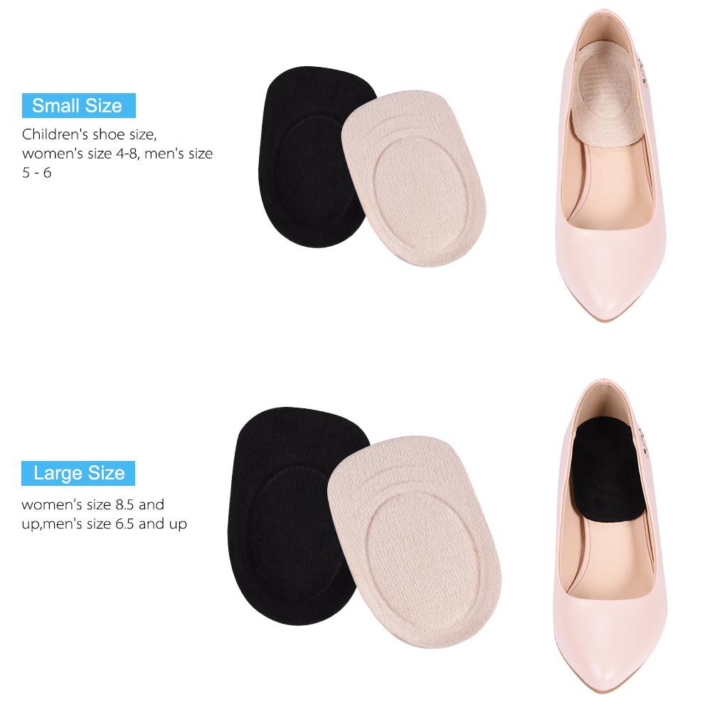 2 Pairs Gel Heel Lifting Insoles Cushion Foot Protector Shoe Pad Foot Care T DSO