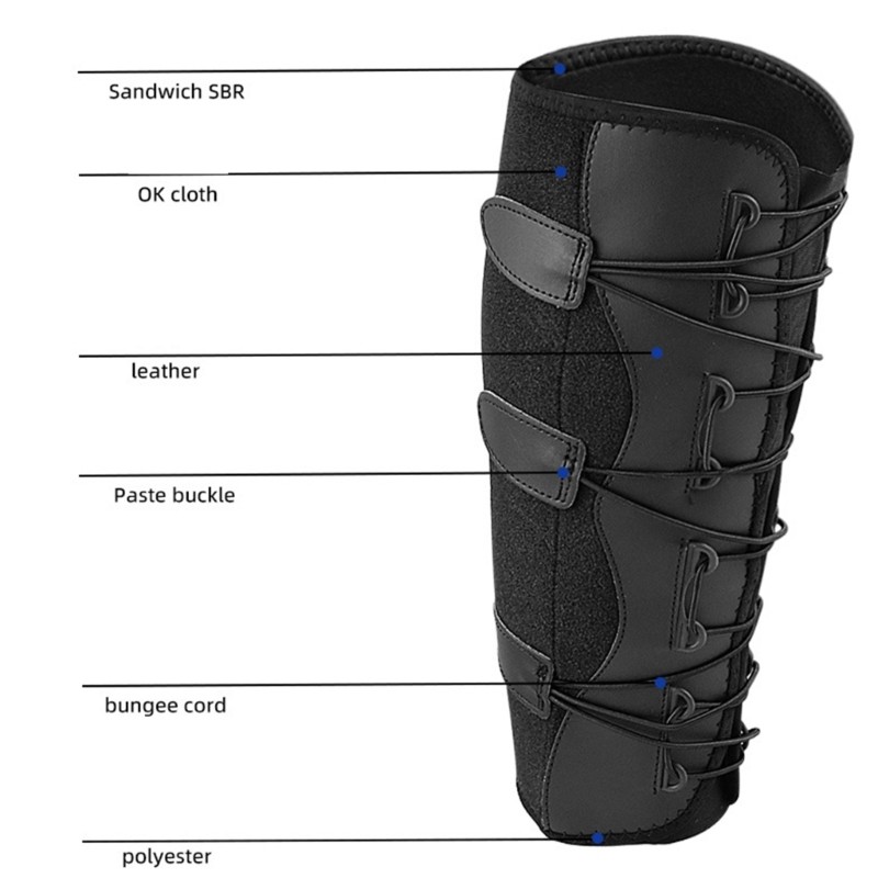 Adjustable Athletic Calf Support Sleeve Breathable Leg Brace for Injury Recovery