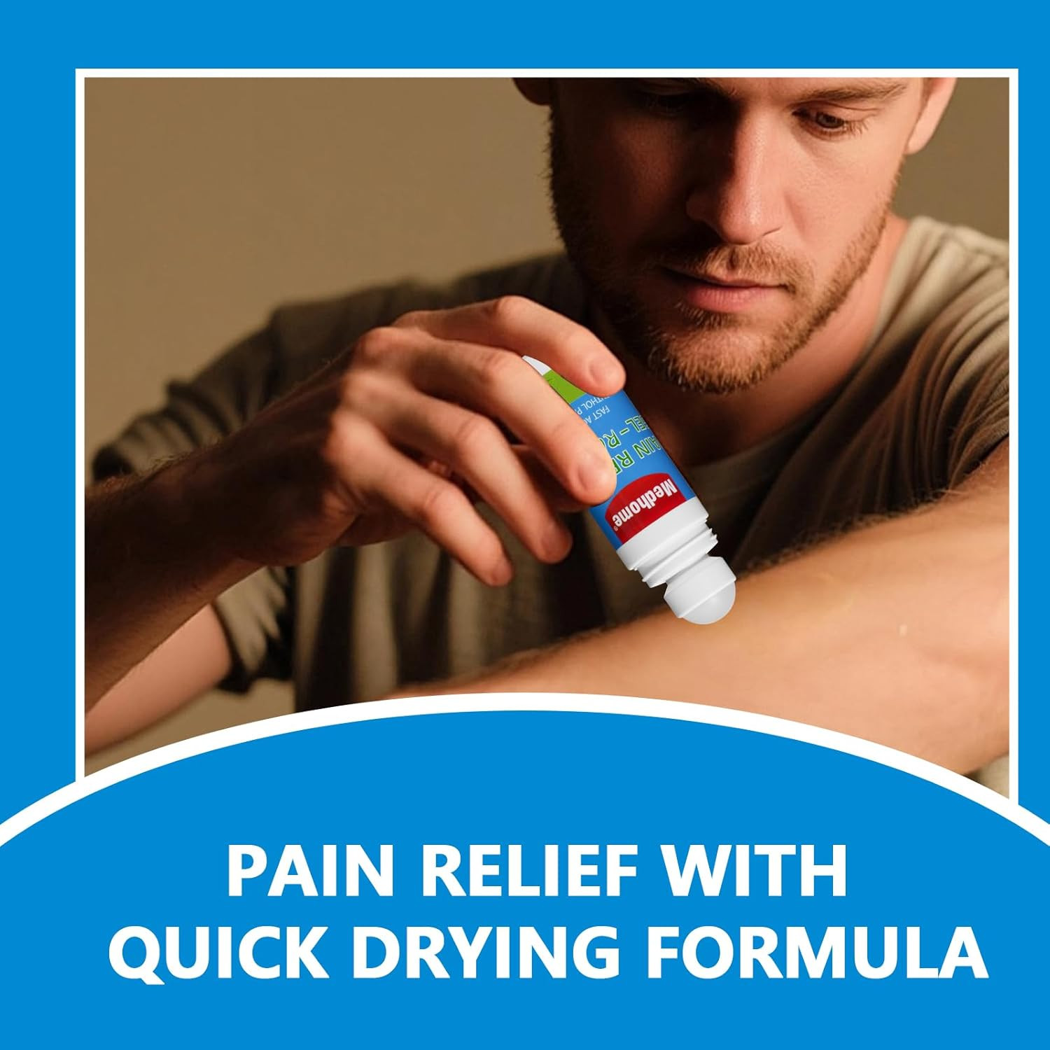 Pain Relief Roll On, Travel Size Pain Reliever, for Knee, Neck, Hip, Joint, S…
