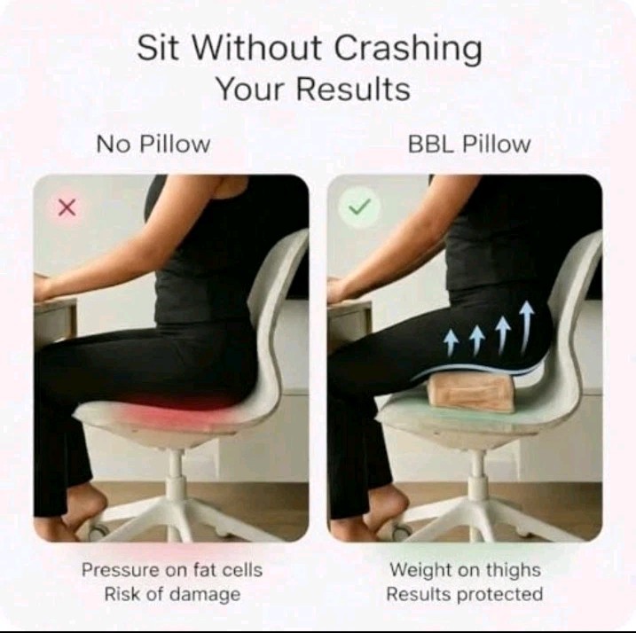 Mello Active BBL Pillow After Surgery – Doctor-Recommended, Firm & Lightweight