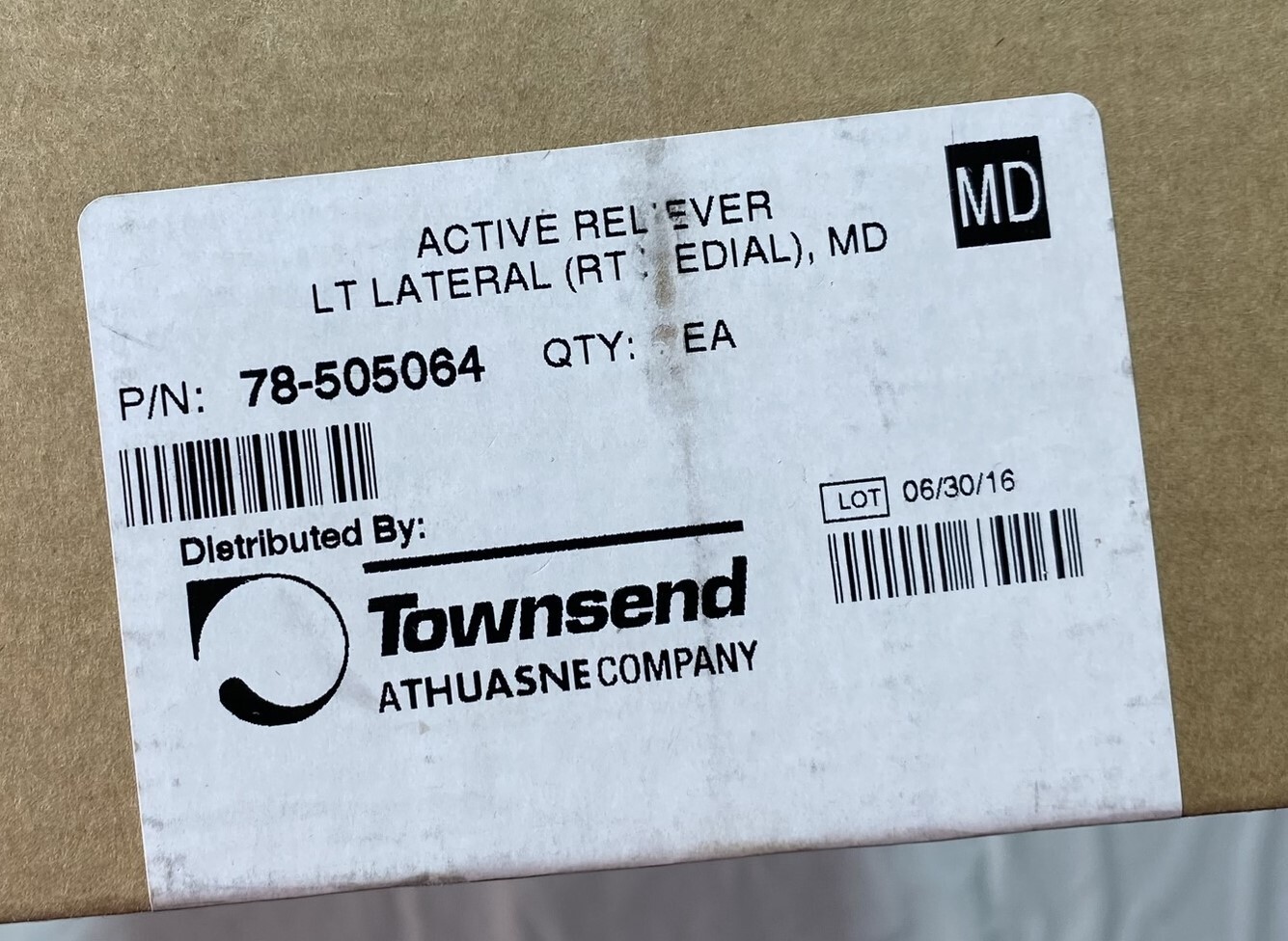 Townsend Active Reliever OA Knee Brace – Left Lateral/Right Medial – Size Medium