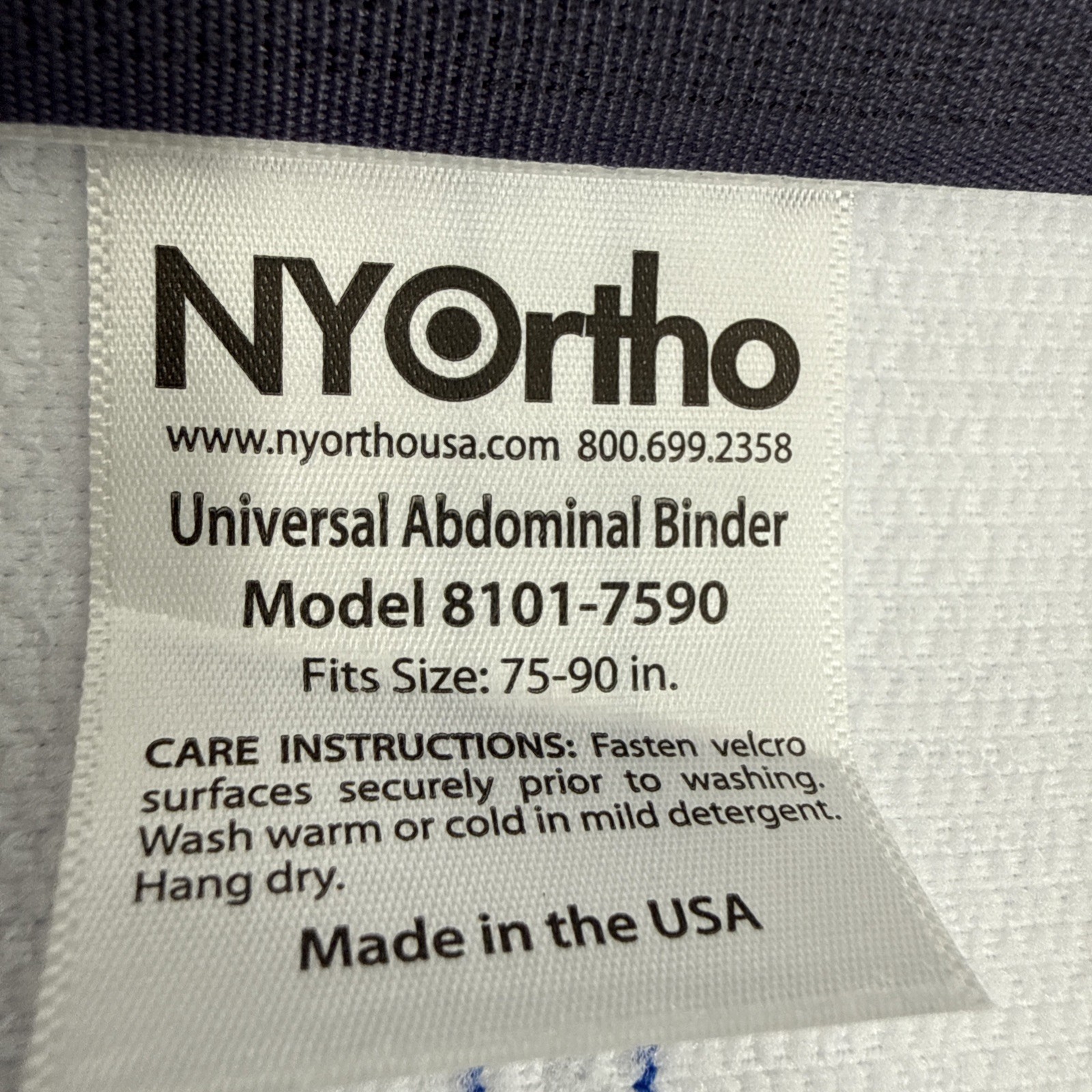 Abdominal Binder 12″ Wide Plus-Size Post-Surgery Stomach Compression Wrap XL 90″