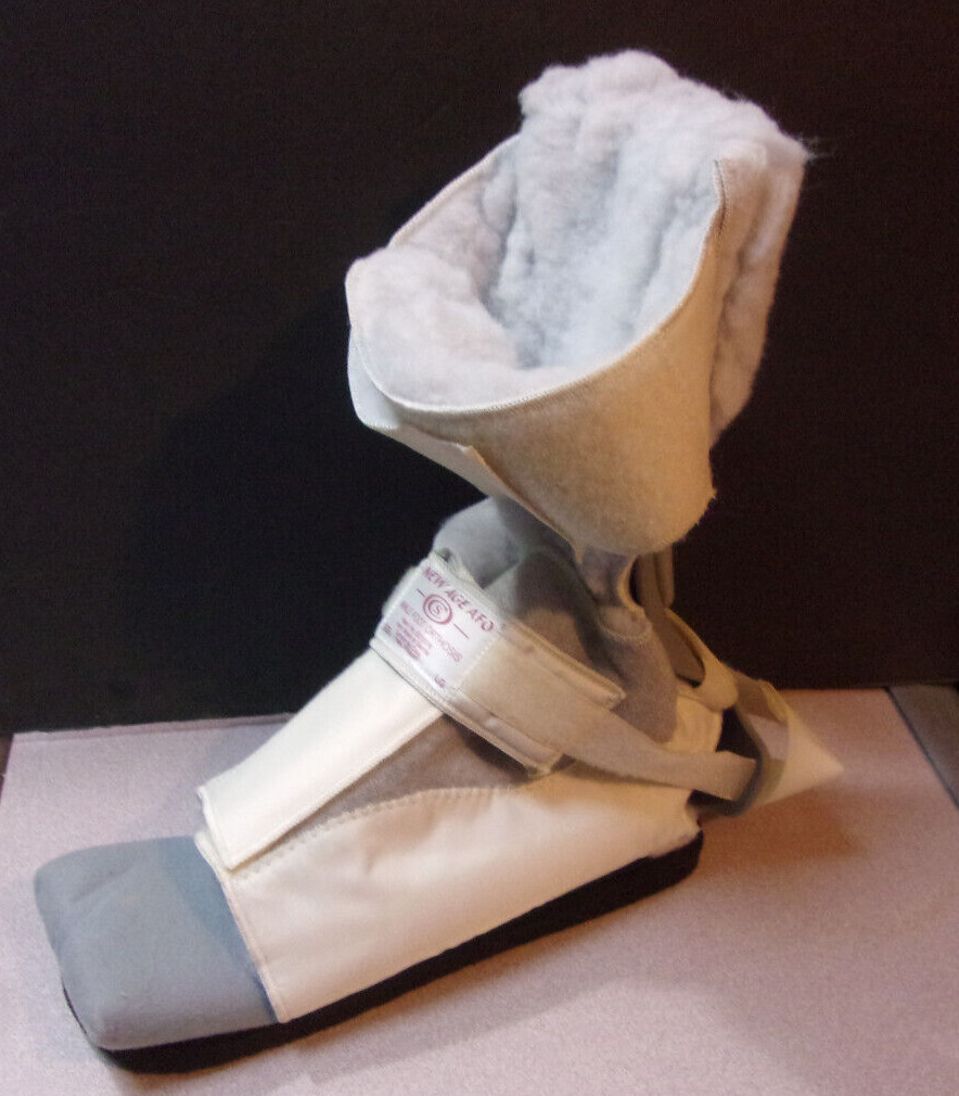 NEW AGE AFO ANKLE FOOT ORTHOSIS BRACE / SIZE LARGE 11-12+1/2