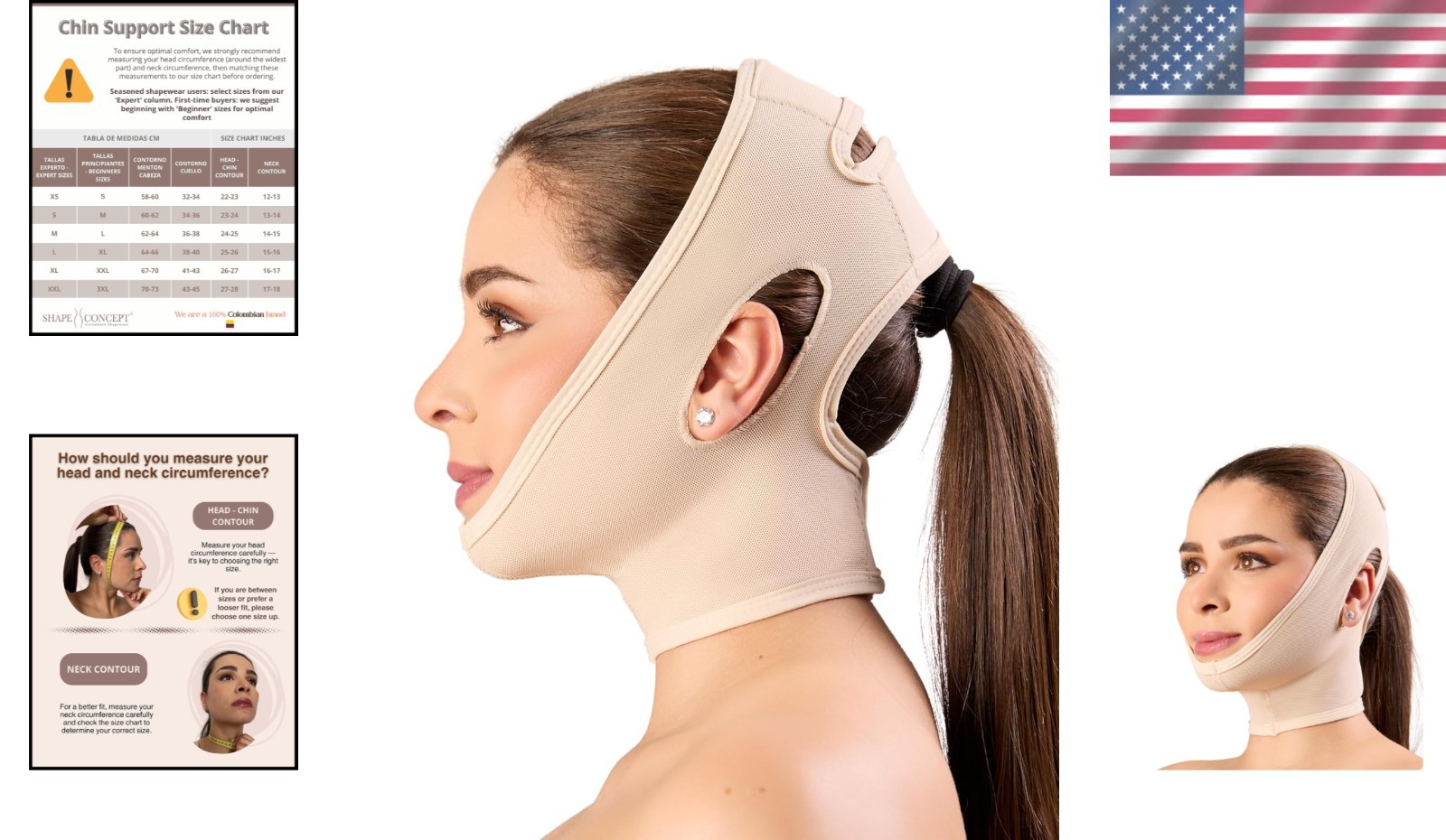 Adjustable Chin Compression – Risk-Free Return