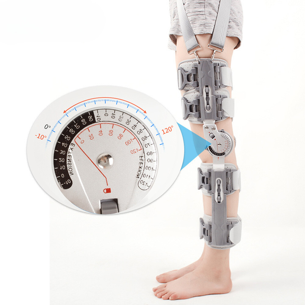 Medical Adjustable Hinged Knee Leg Brace Support For Arthritis Relief Joint Pain