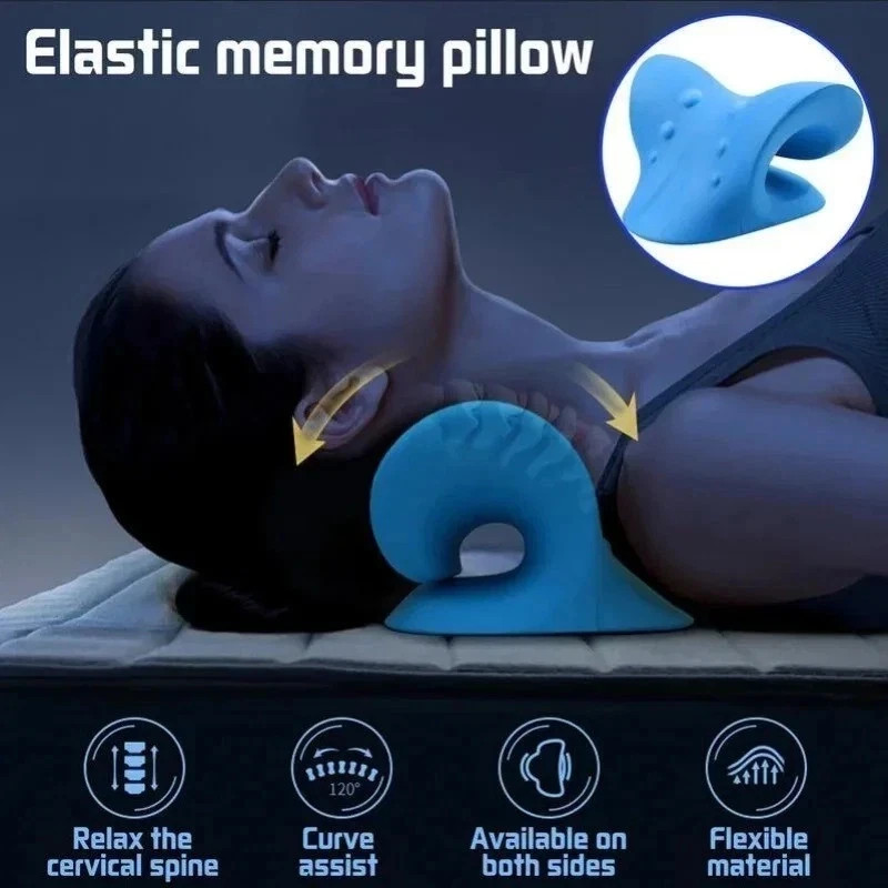 Neck Cloud Cervical Traction Device Neck Stretcher Neck Pain Relief Pillow