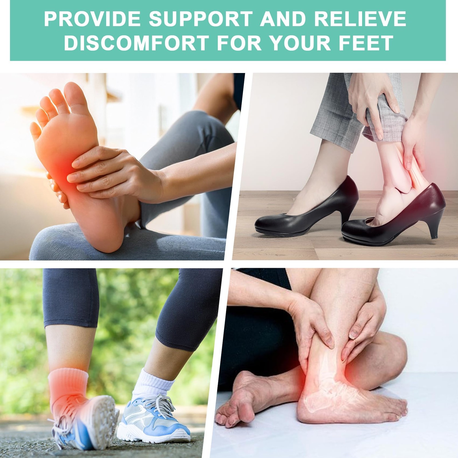 Size M Lace Up Ankle Brace Women Men Quick Adjustment Side Stabilizer 1 PCS