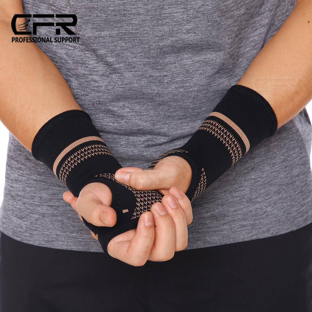Copper Arthritis Compression Gloves Hand Wrist Support Joint Pain Relief Sports