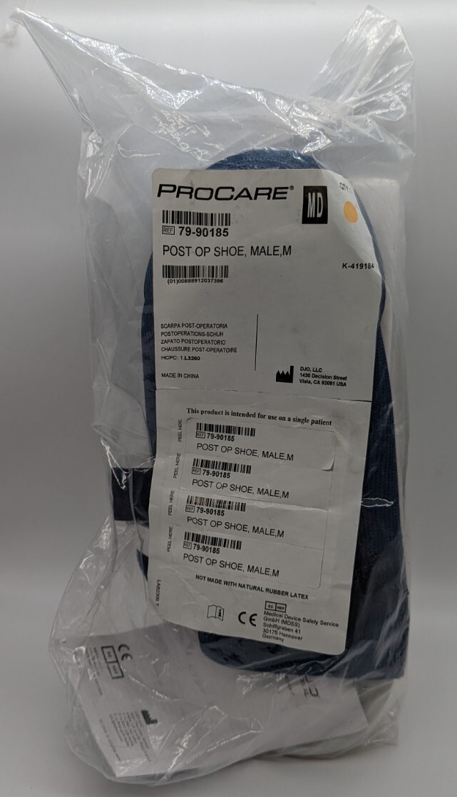 ProCare Post-Op Shoe Medium Blue Male Size 9-11 Shoe – 1 Count
