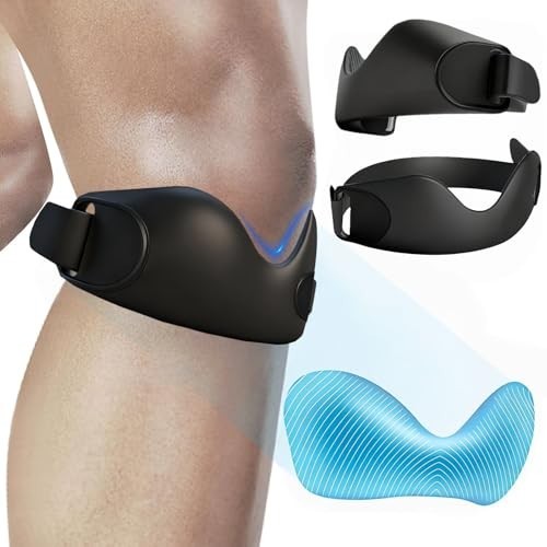 Silicone Patellar Tendon Support Straps – Pain Relief for Jumpers Knee, Sports &
