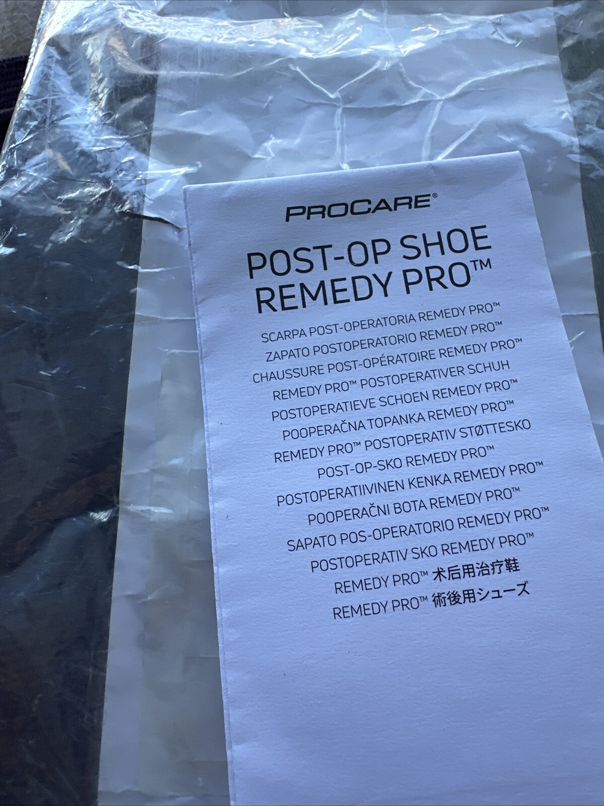 NEW ProCare Surg Shoe Post-Op Shoe Size: MEDIUM (W 7.5-9, M 7 – 9)