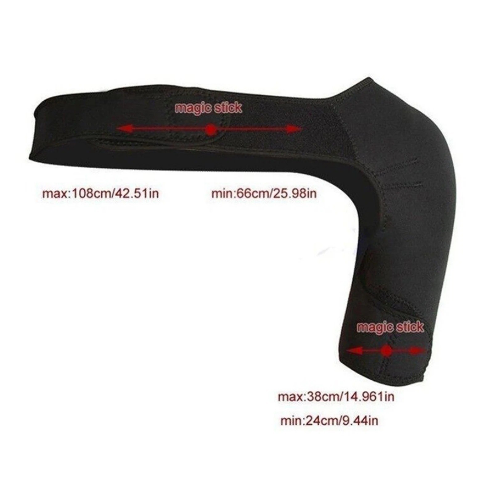 Self Heating Shoulder Brace Adjustable Wrap Pain Relief Rotator Cuff Support