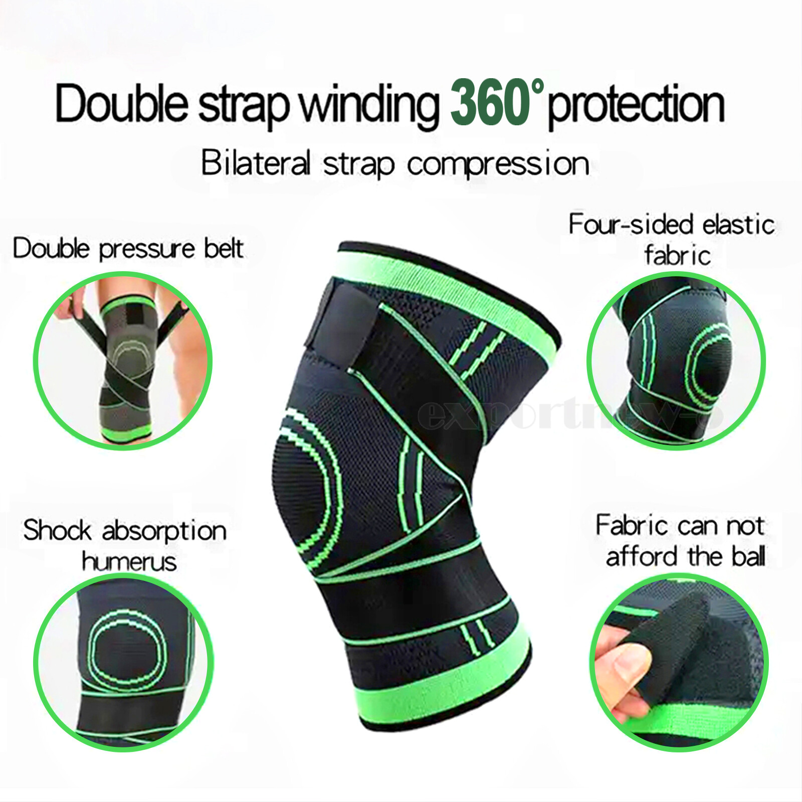 Circa Knee Savers Sleeve Compression Tendon Brace for Arthritis Pain Relief1x/2x