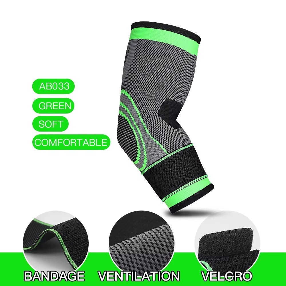 Elbow Brace Support Compression Sleeve Gym Tennis Sports Arm Protector 1PC
