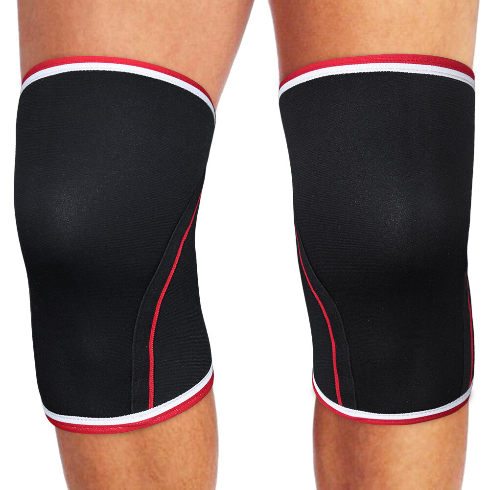 2 Pack Knee Sleeves Support Compression Weightlifting 7mm Neoprene Sleeve Sport