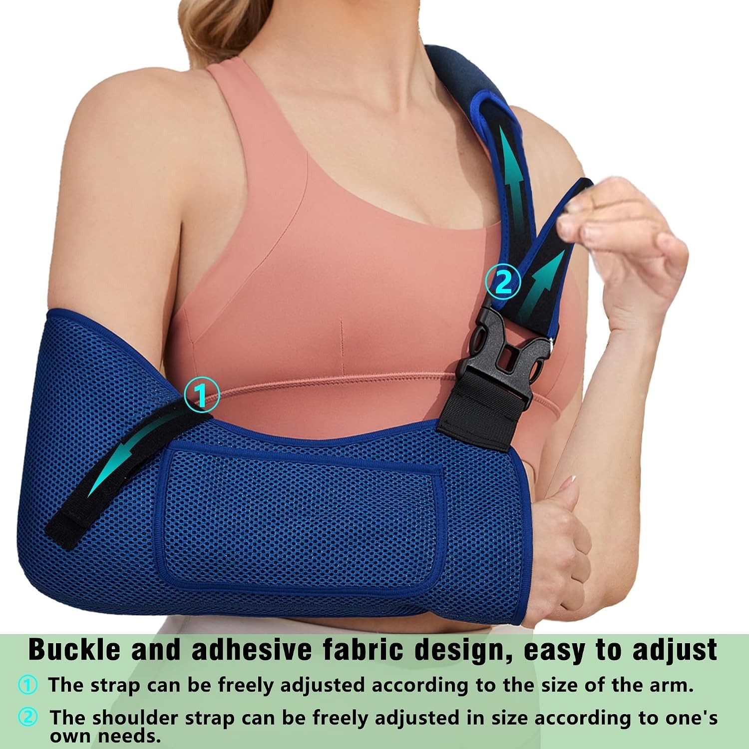 Adjustable Arm Sling – Lightweight Breathable Brace for Rotator Cuff Recovery