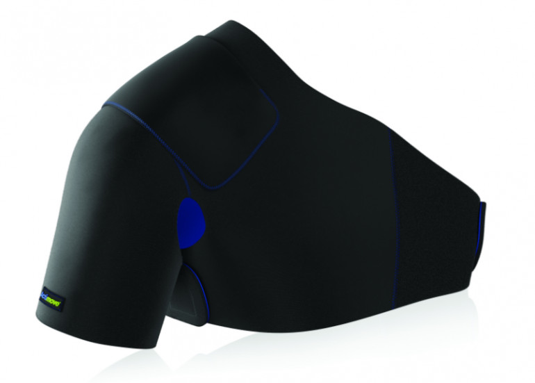 Actimove Shoulder Support, Extra Pocket for Optional Hot/Cold Pack, Medium Black