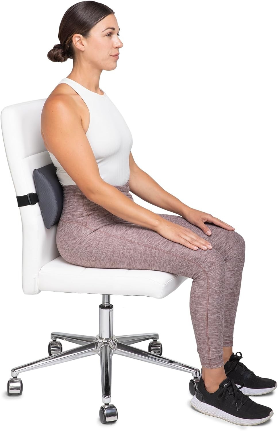 Lumbar Support Pillow Lower Back Cushion Office Car Travel Adjustable