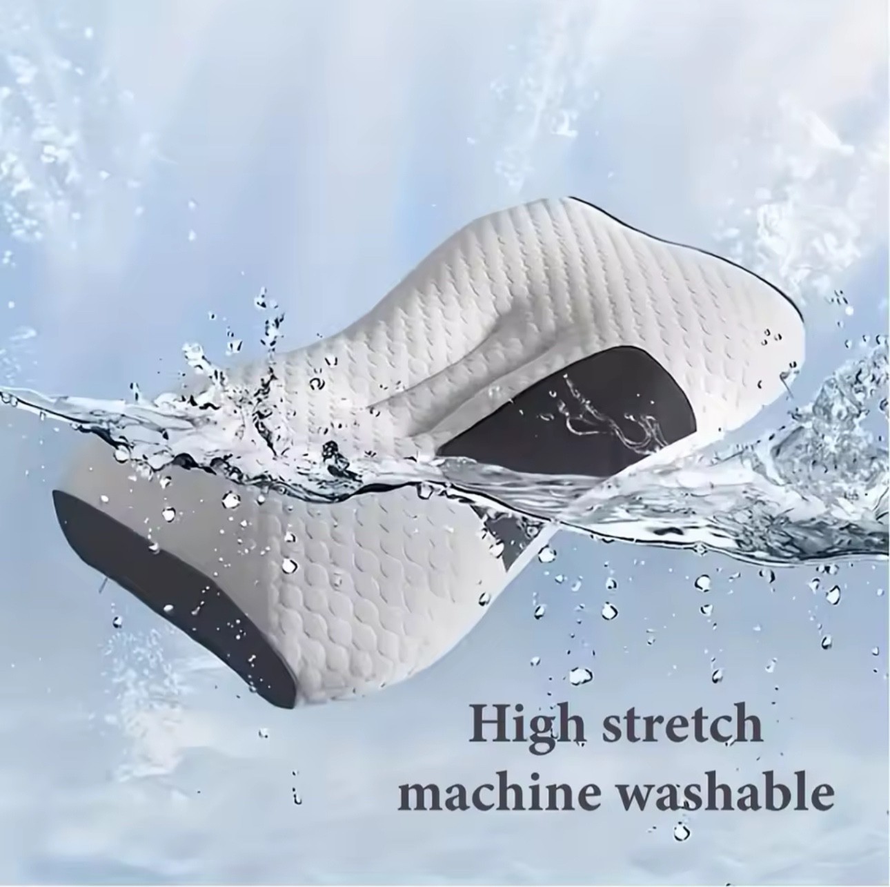 2PC Cervical Neck Pillow Set Ergonomic Orthopedic Contour Memory Foam Support Si
