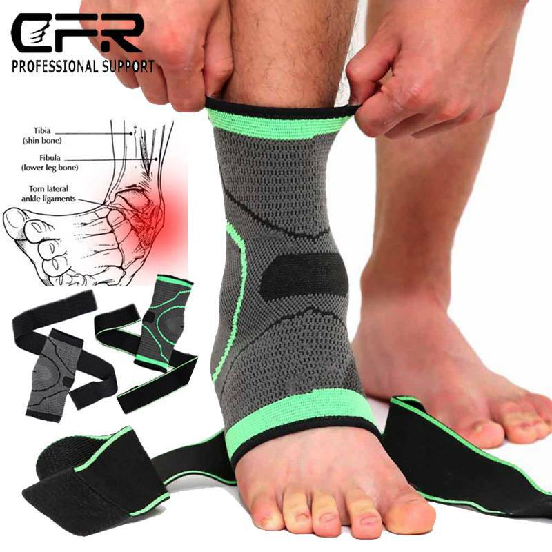 CFR A Pair Ankle Brace Arch Support Foot Compression Wrap Plantar Fasciitis Wrap