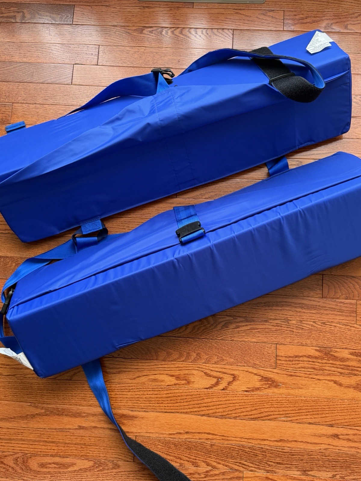 Skil-Care Positioning Pads Cushion Supports w/ Straps Medical Therapy Blue Set 2