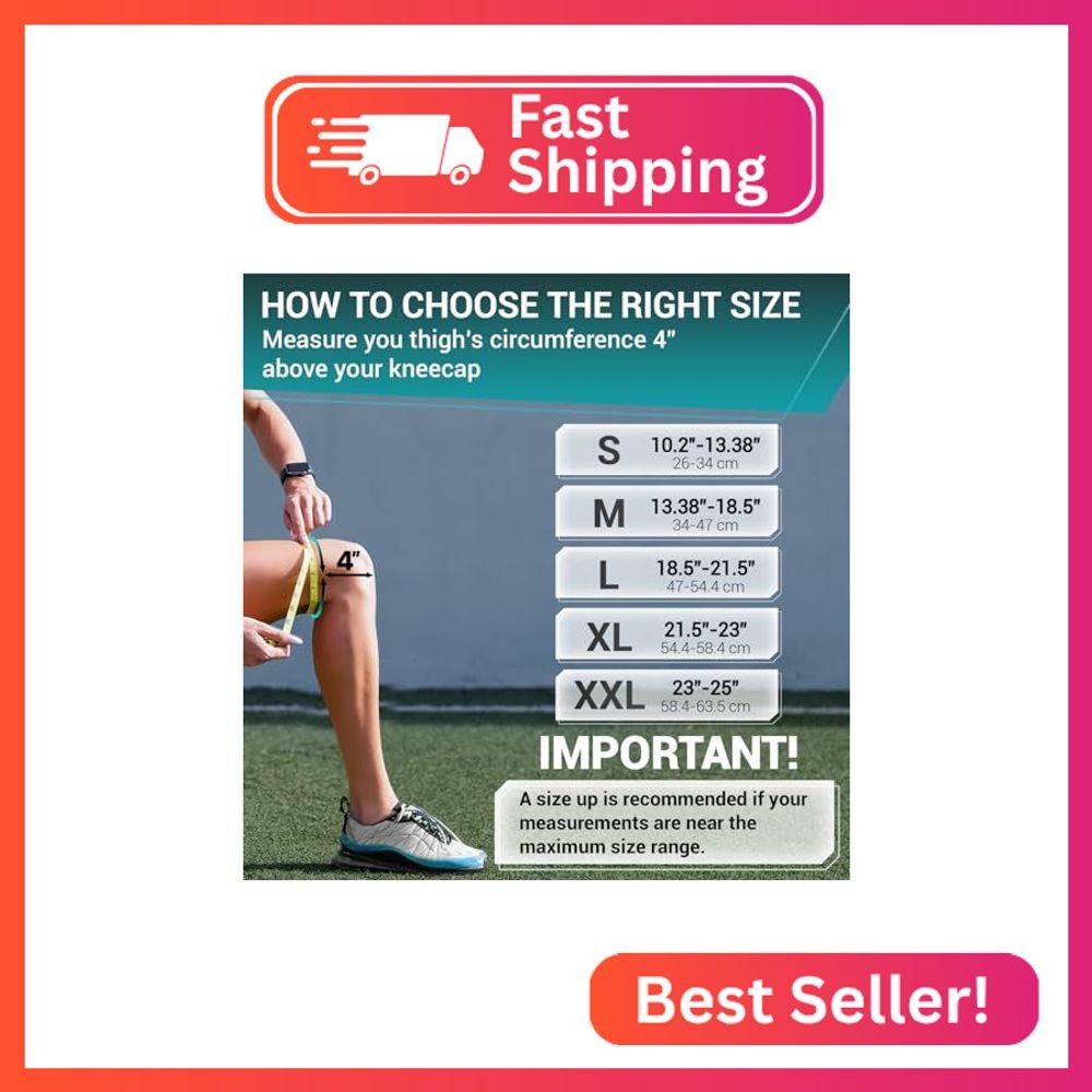 DR. BRACE ELITE Knee Brace with Side Stabilizers & Patella Gel Pads for Maximum