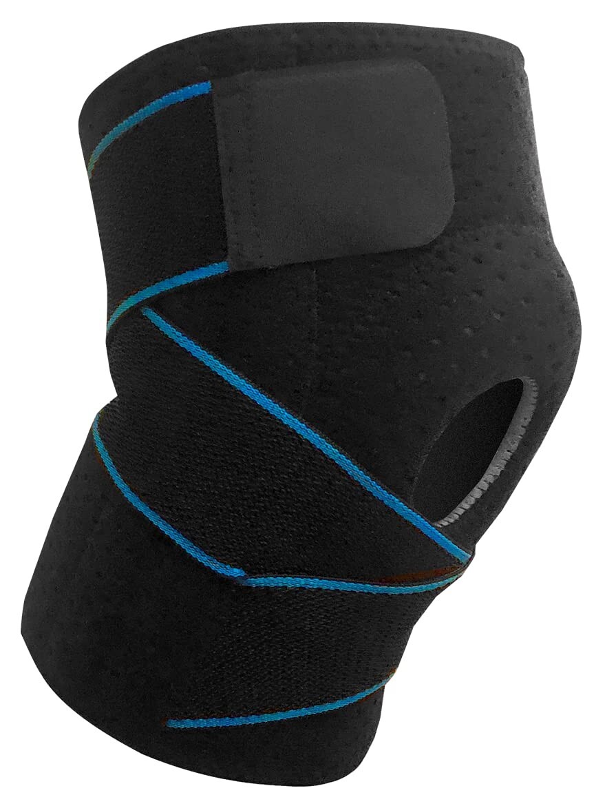 Compression Knee Brace for Support Weightlifting Running Arthritis (1 Pack)