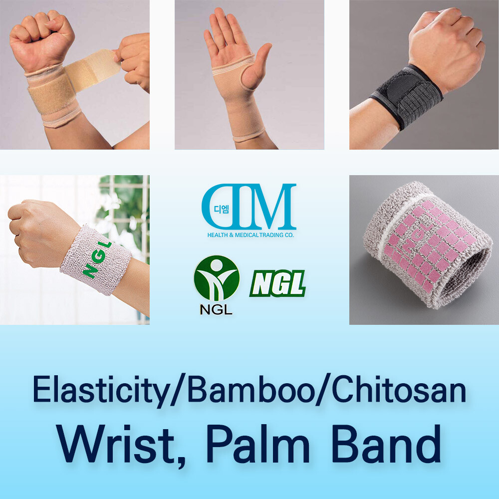 DM/NGL Chitosan Wrist Band,Brace,Support,Protection,Guard Sport/Compression