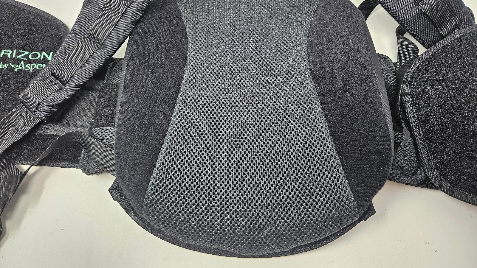Aspen Horizon Adult One Size Adjustable Back Brace Black