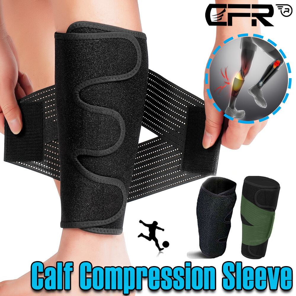 Calf Brace Compression Shin Splint Sleeve Support Leg Wrap Pain Relief GYM US