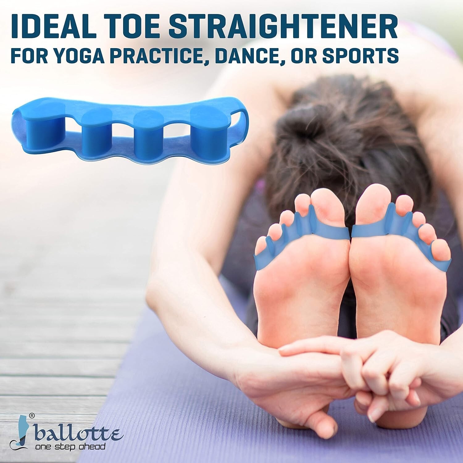 Ballotte Premium Grade Toe Spacers/Toe Separators | Toe Spacers for Feet 6x PACK