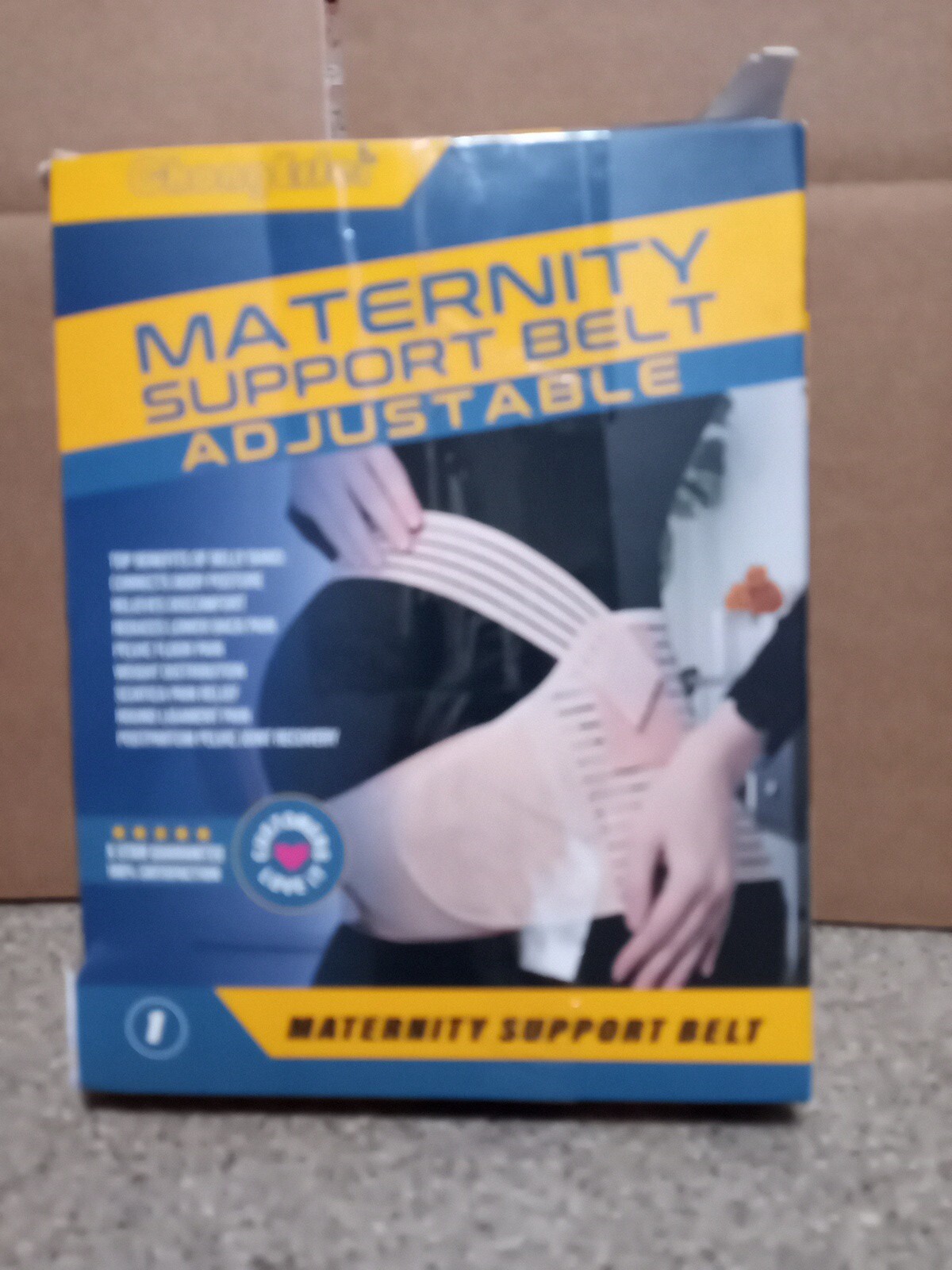 ChongErfei Maternity Support Belt – Adjustable XL BLACK