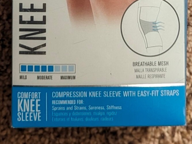 DonJoy Advantage Comfort Knee Sleeve Moderate Compression Medium Black