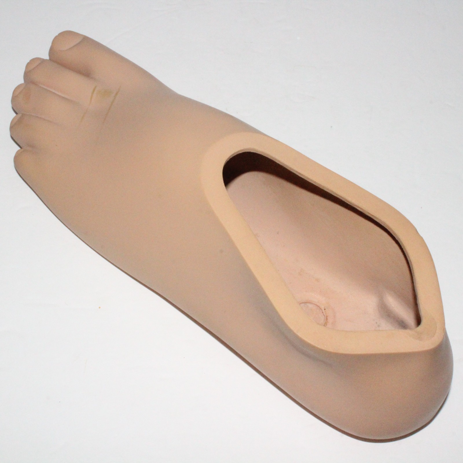 College Park Celsus Prosthetic Split Toe Foot Shell~ Sz 29 LEFT Brown