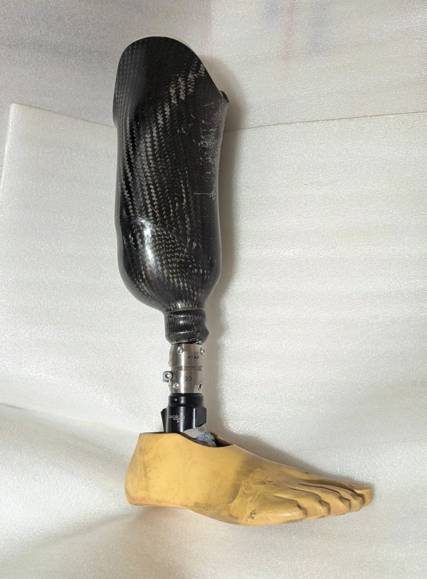 RIGHT LEG FOOT Prosthetic 27 Avalon K2 ST&G Carbon Fiber NO RETURNS AS IS Parts