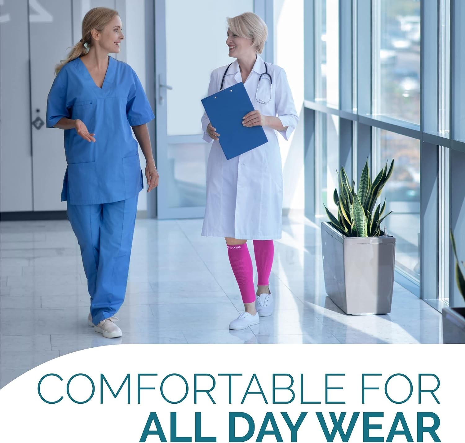 Breathe Easy with our 20-30 mmHg Calf Compression Sleeves for Running & Fitness