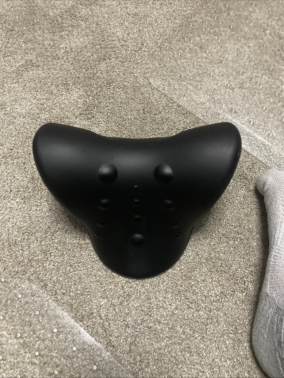 Neck and Shoulder Relaxer Cervical Traction Pillow for Pain Relief Massage New