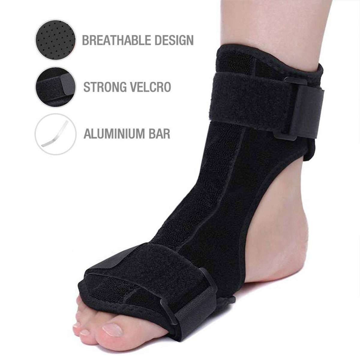 Night Splint Dorsal Foot Brace Plantar Fasciitis Drop Sprain Support Pain Relief