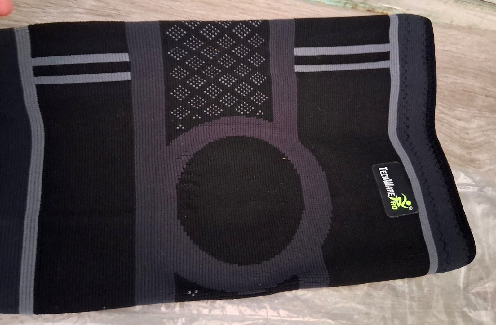 Techware Pro Compression Knee Sleeve Black/Gray XX-Large